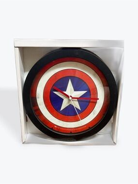 Bioworld Marvel Captain America Clock